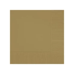 Beverage Napkins - Gold 5" (40 PACK)