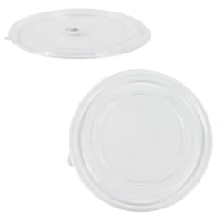 Clear Soft Plastic Serving Bowl Lid 80 oz (EACH)