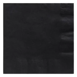 Dinner Napkins - Black 8" (40 PACK)