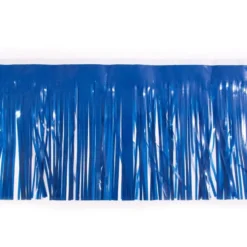 Float Drape - Vinyl Fringed 15" x 10' Dark Blue (EACH)