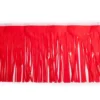 Float Drape - Vinyl Fringed 15" x 10' Red (EACH)