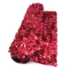 Float Sheeting - Metallic Floral 36" x 15' Red (EACH)