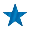 Foil Star Cutout - Blue 9" (EACH)