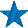 Foil Star Cutout - Blue 15" (EACH)