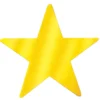 Foil Star Cutout - Gold 15" (EACH)