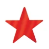 Foil Star Cutout - Red 5" (EACH)