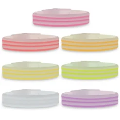 Glow Bracelets - Triple Wide Assortment 9" (25 PACK)