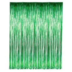 Green Foil Fringe Curtain 36" x 96" (EACH)