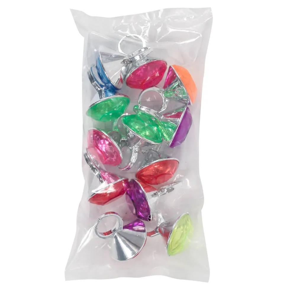 Jumbo Bling Ring Assortment 1.25" (DZ)