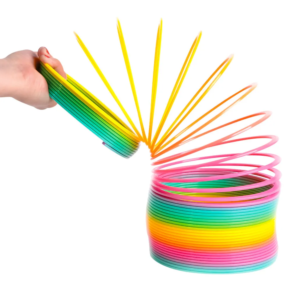 Jumbo Neon Rainbow Spring 6" (EACH)