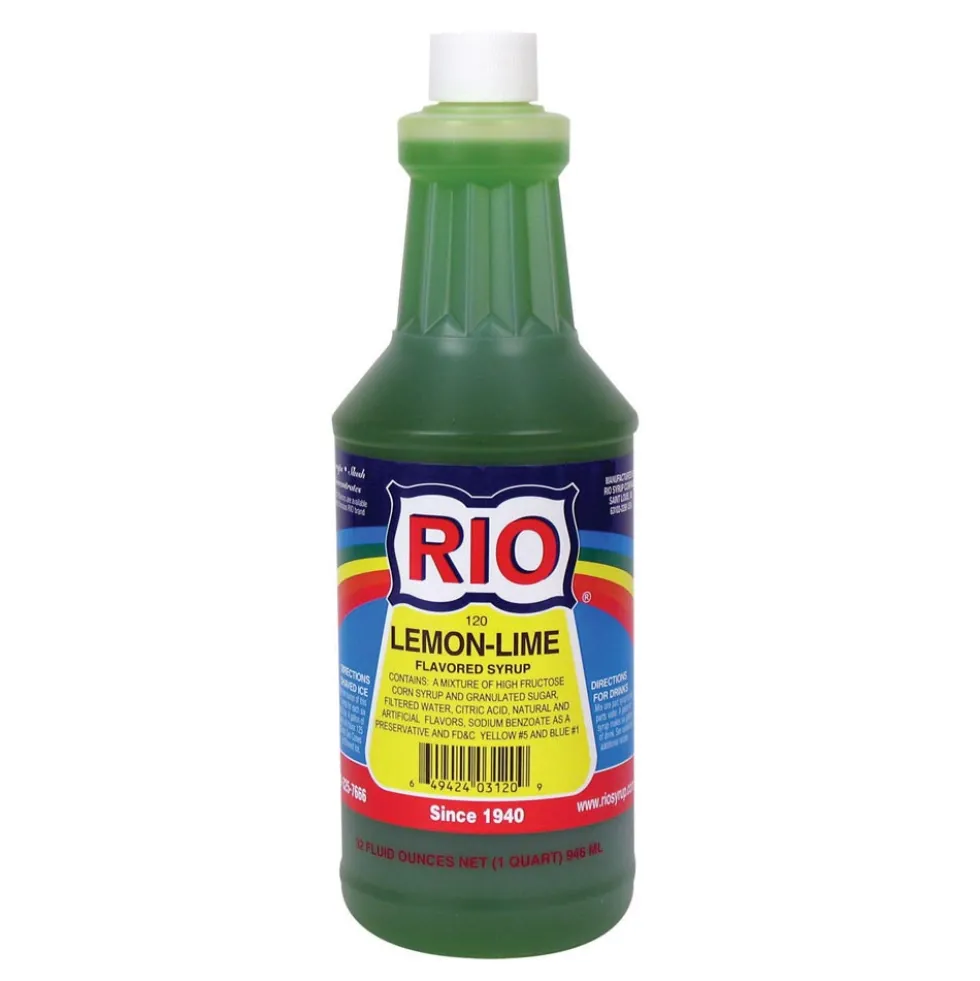 Lemon Lime Snow Cone Syrup - Quart (EACH)