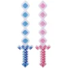 Light Up Diamond Shape Sword Assorted 23" (EACH)