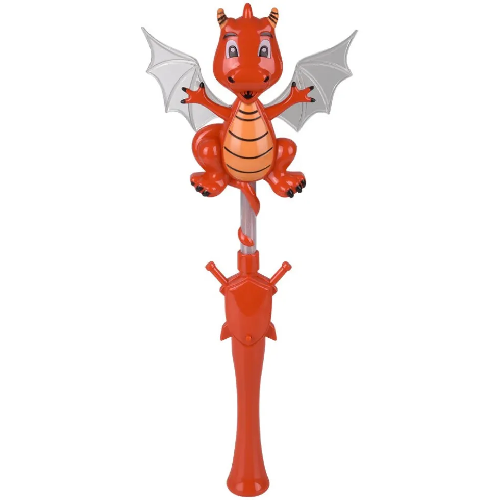 Light Up Dragon Wand Assorted 17" (EACH)