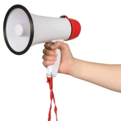 Megaphone - Battery Operated Assorted 9" (EACH)