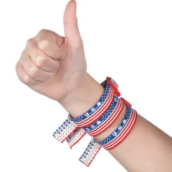 Nylon USA Woven Friendship Bracelets (DZ)