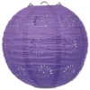 Paper Lace Lantern Purple 8" (3 PACK)