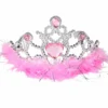 Plastic Feather Tiara Assortment 4.5" (DZ)