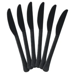 Plastic Knives - Black (20 PACK)