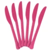 Plastic Knives - Bright Pink (20 PACK)