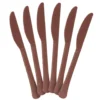 Plastic Knives - Brown (20 PACK)