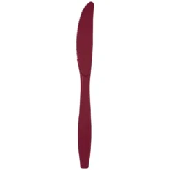 Plastic Knives - Burgundy (24 PACK)