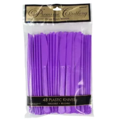 Plastic Knives - Purple (48 PACK)
