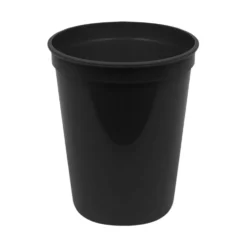Plastic Stadium Cups - Black 16 oz (25 PACK)