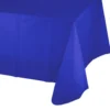 Plastic Table Cover - Bright Blue 54" x 108" (EACH)