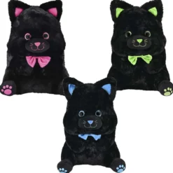 Plush Belly Buddy Black Cat Assorted 20