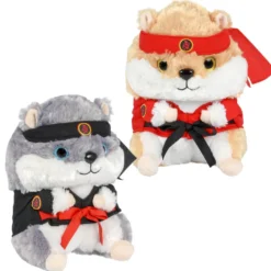 Plush Belly Buddy Ninja Hamster Assorted 10" (EACH)