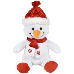 Plush Christmas Character With Scarf Assorted 8" (EACH)
