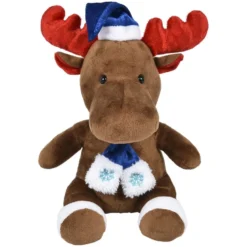 Plush Christmas Character With Scarf Assorted 8