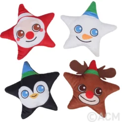 Plush Christmas Star Assortment 6" (DZ)