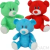 Plush Colorful Teddy Bear Assortment 11" (DZ)