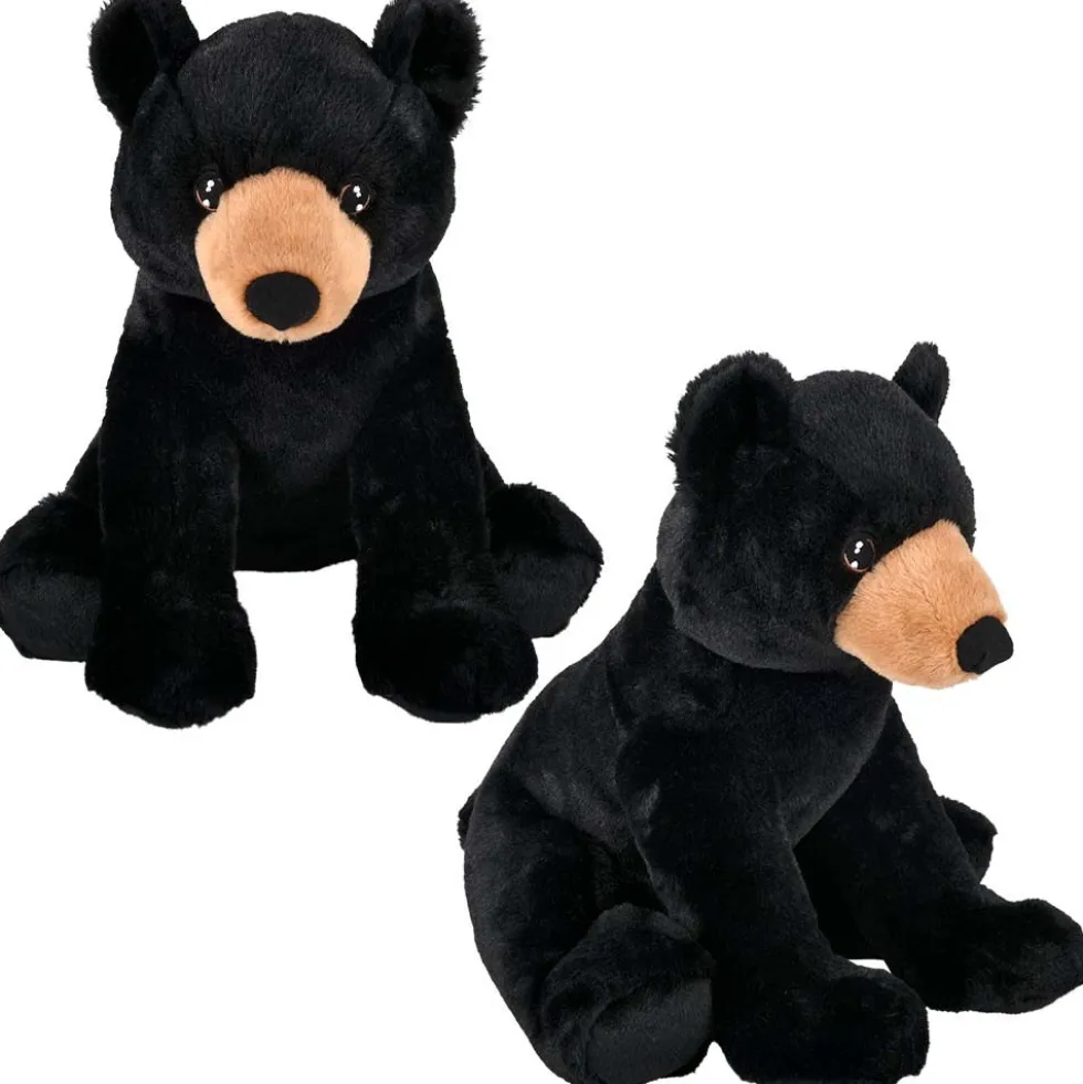 Plush Earth Safe Black Bear 14" (EACH)