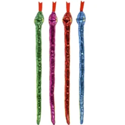 Plush Foil Snake Assortment 15.5" (24 PACK)