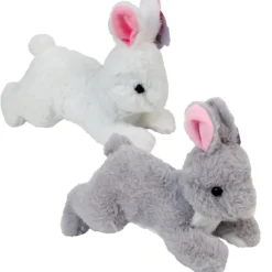 Plush Laying Bunny Assorted 12