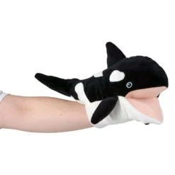 Plush Ocean Safe Orca Puppet 15