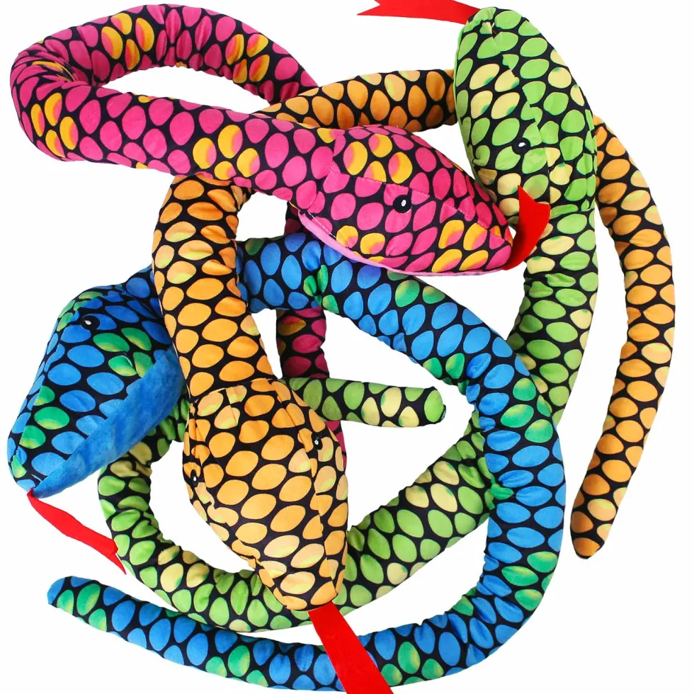 Plush Snake Assorted 48" (EACH)