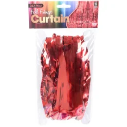 Red Foil Fringe Curtain 36" x 96" (EACH)