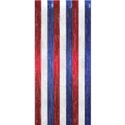Red White and Blue Mylar Curtain 8' x 3' (EACH)