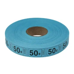 Roll Tickets - 50 Cent - Blue 2000 Roll (EACH)