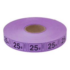 Roll Tickets - 25 Cent - Purple 2000 Roll (EACH)
