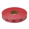 Roll Tickets - 25 Cent - Red 2000 Roll (EACH)