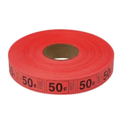 Roll Tickets - 50 Cent - Red 2000 Roll (EACH)