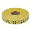 Roll Tickets - 25 Cent - Yellow 2000 Roll (EACH)