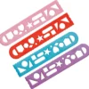 Ruler Stencil Color Assortment 4" (144 PACK)