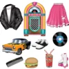 1950's Cutouts 5" - 12-1/2" (10 PACK)