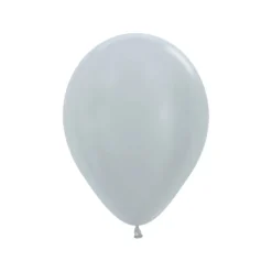 Silver Latex Balloons 11" (25 PACK)