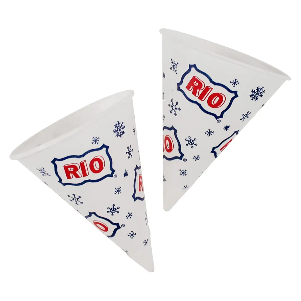 Snow Cone Paper Cones 6 oz (200 PACK)